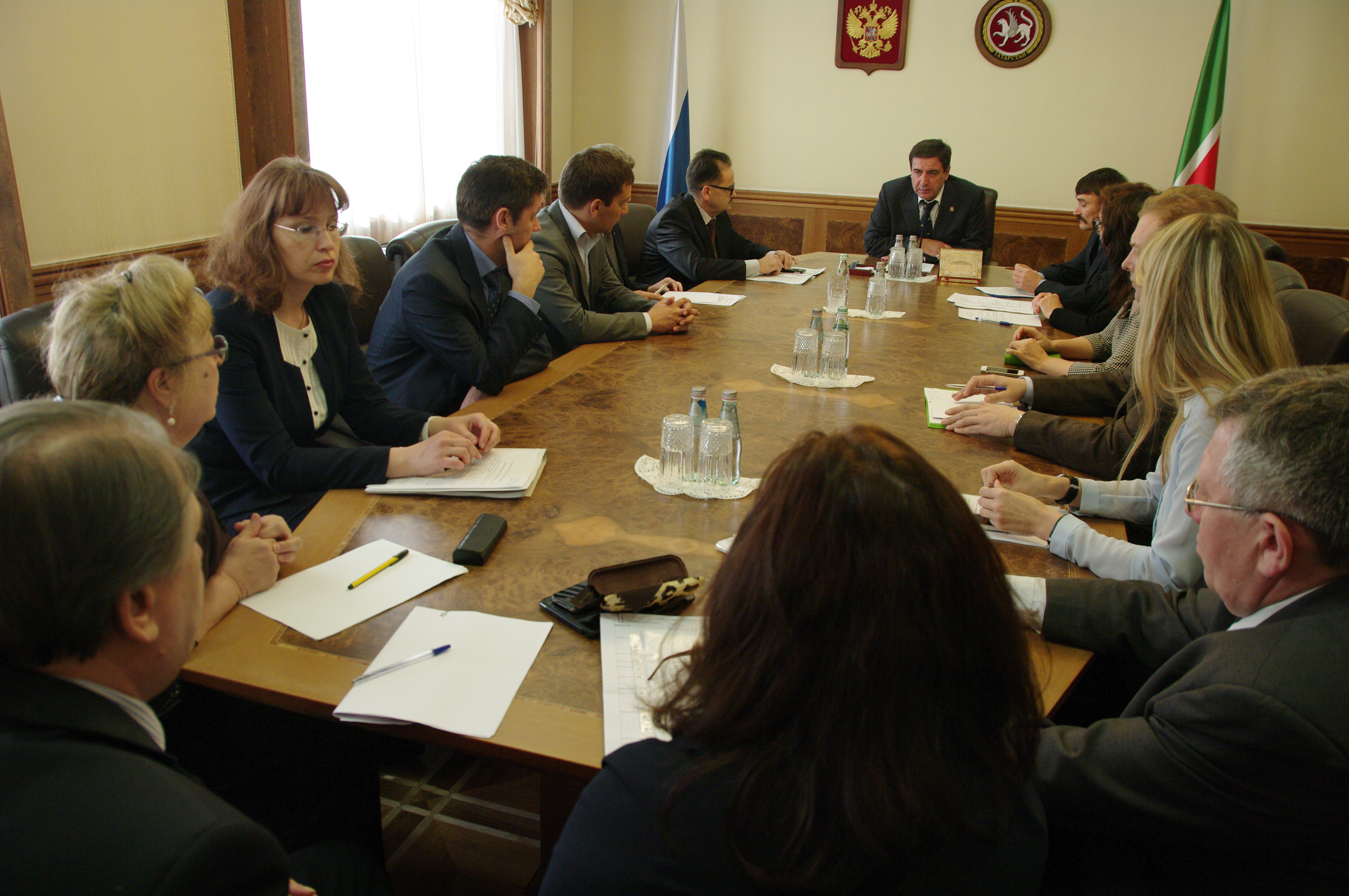 Совещание в Кабинете министров РТ  с руководством  Союза оценщиков Республики Татарстан